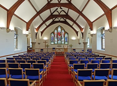 Inside Arnside Methodist Church