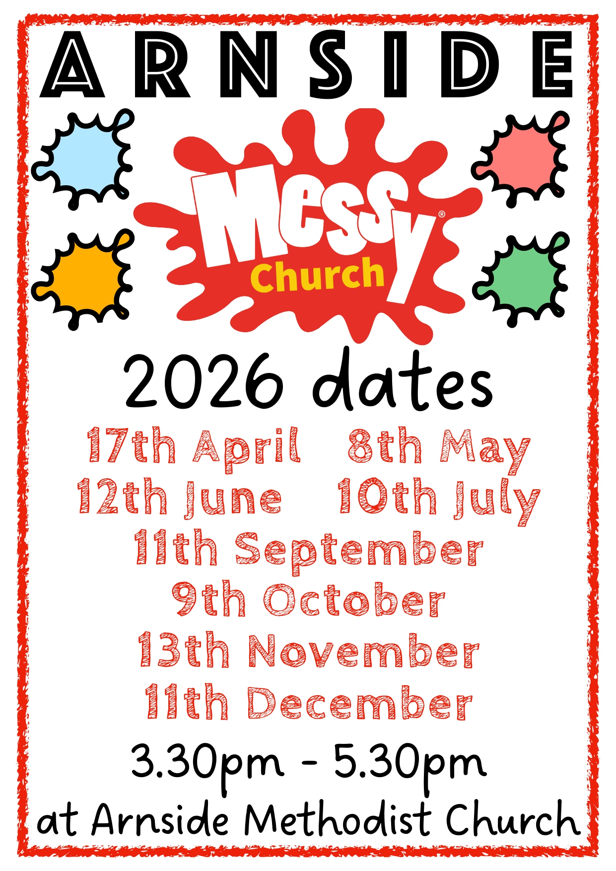 Messy Church Poster