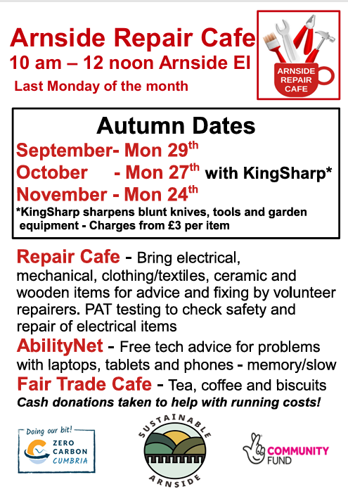 Repair Cafe Dates