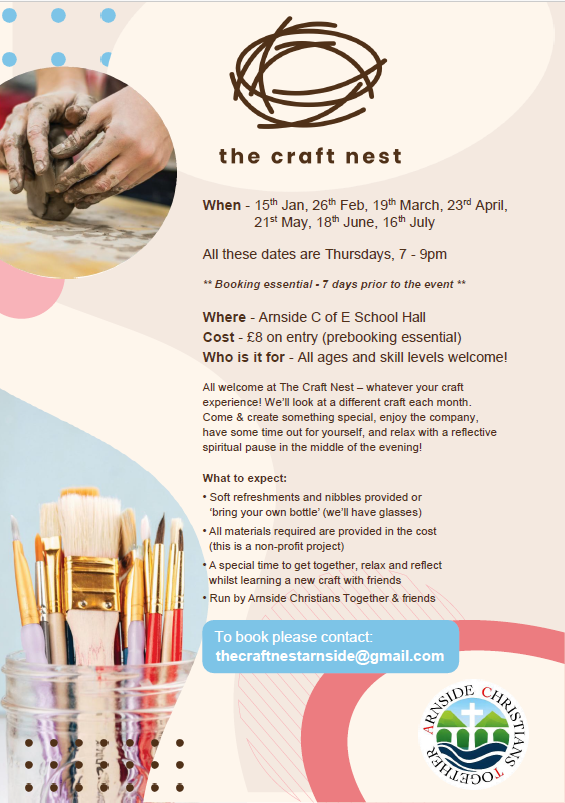 The Craft Nest Spring Poster