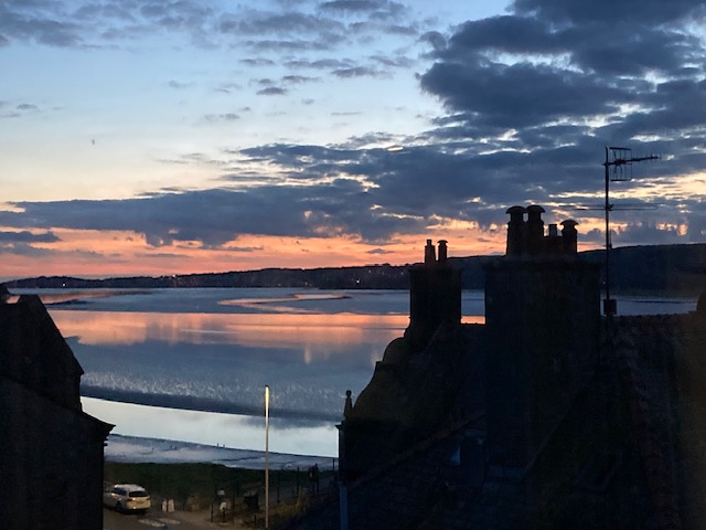 September Evening Sunset Over the Estuary