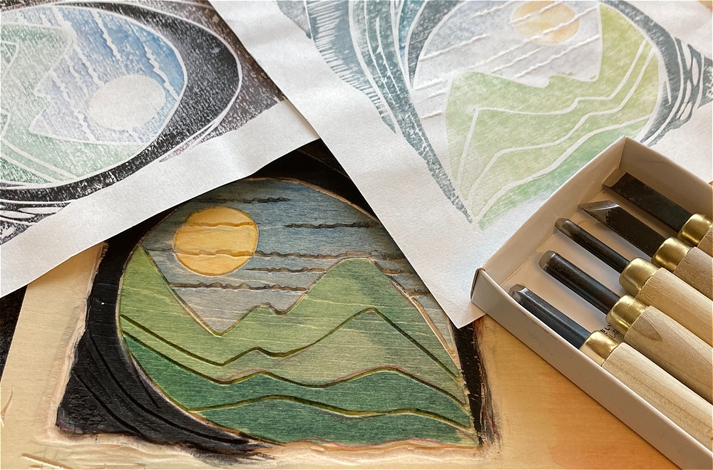 Carve, Paint & Print - Provincetown Whiteline
