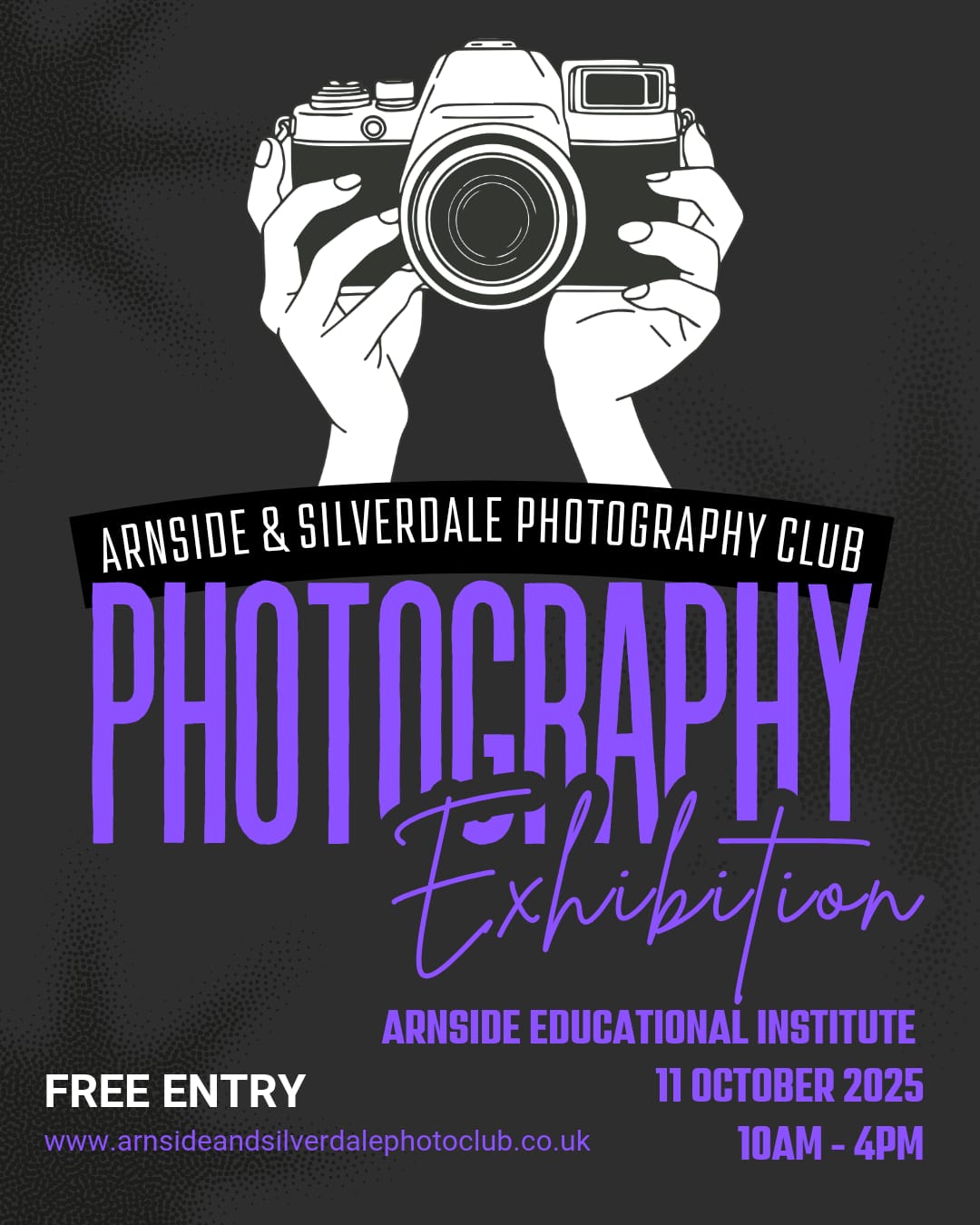 Arnside & Silverdale Photography Club Exhibition Poster