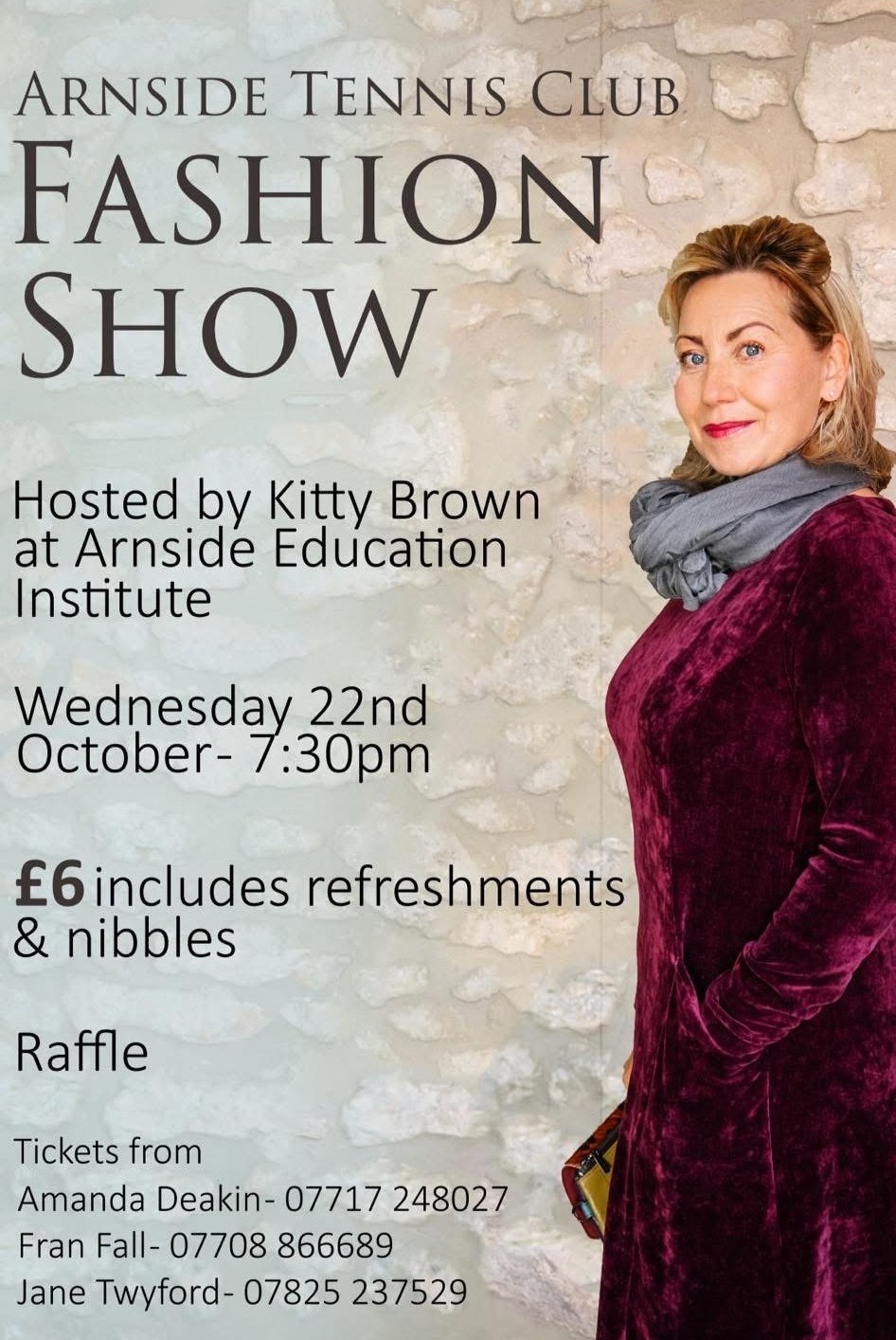 Arnside Tennis Club Fashion Show