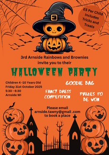 3rd Arnside Rainbows and Brownies Halloween Party