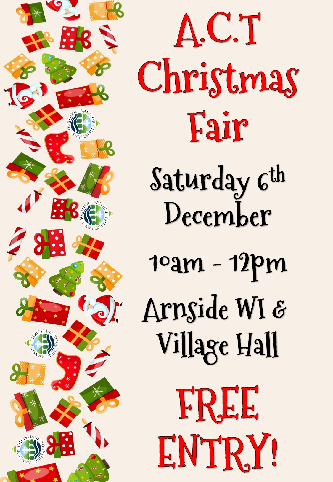 Arnside Christians Together Christmas Fair