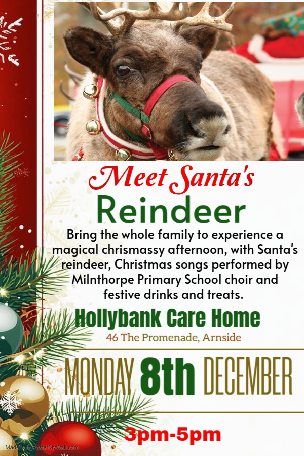 Meet Santa's Reindeer at Holly Bank Care Home