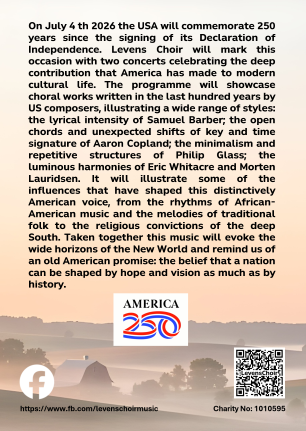 Americana - Levens Choir
