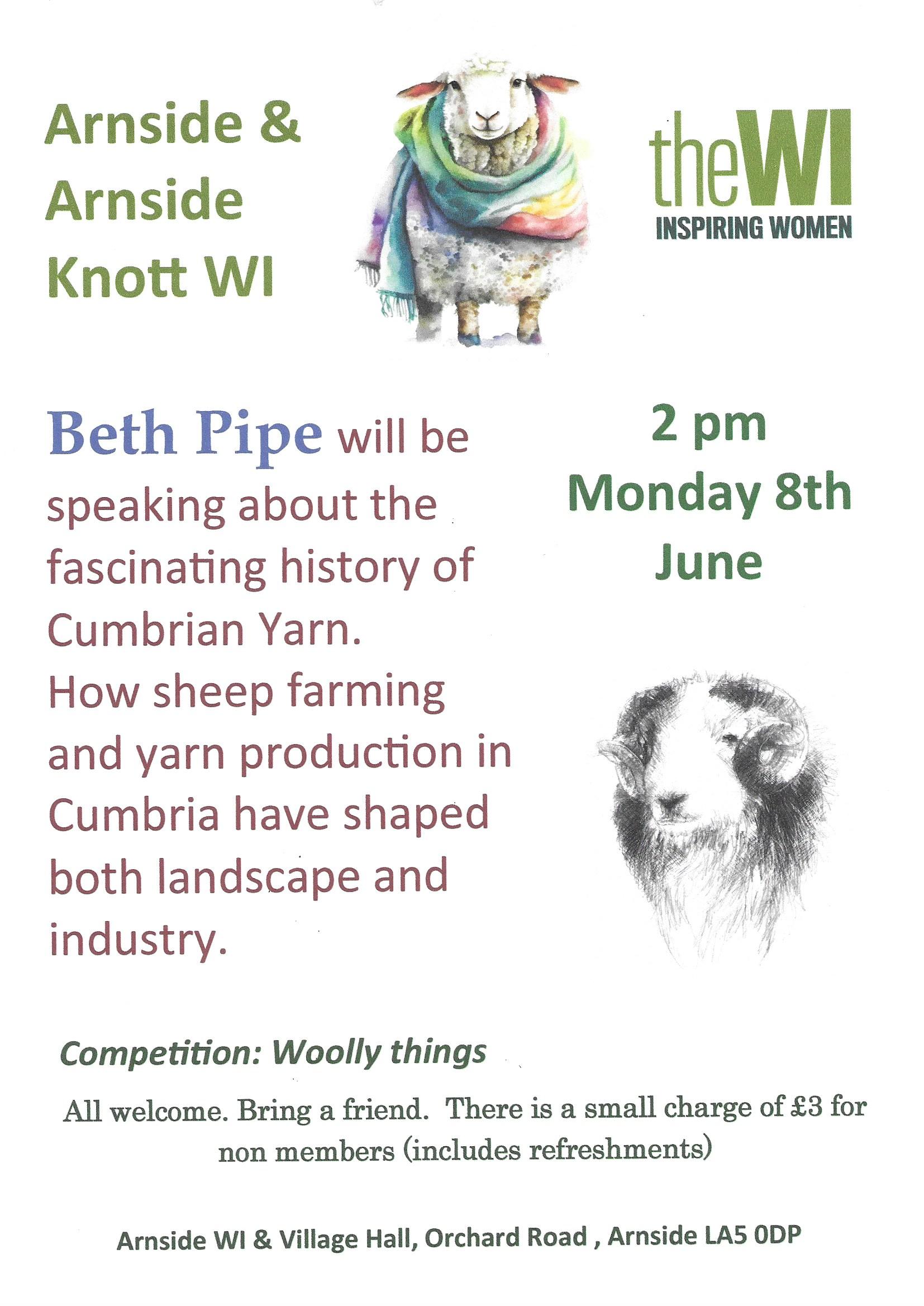 W.I. Beth Pipe Poster June