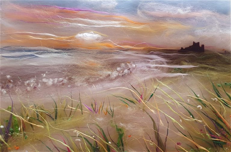 Wet Felted Landscape Workshop