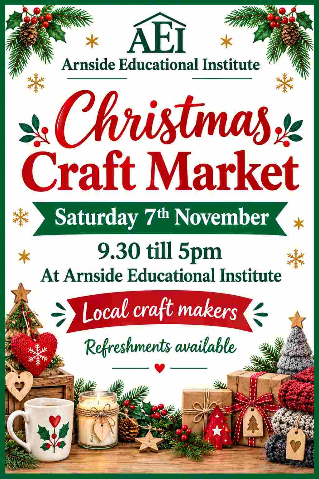Arnside Christmas Craft Market