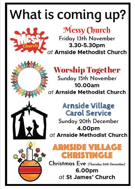 Arnside Christians Together Autumn Events